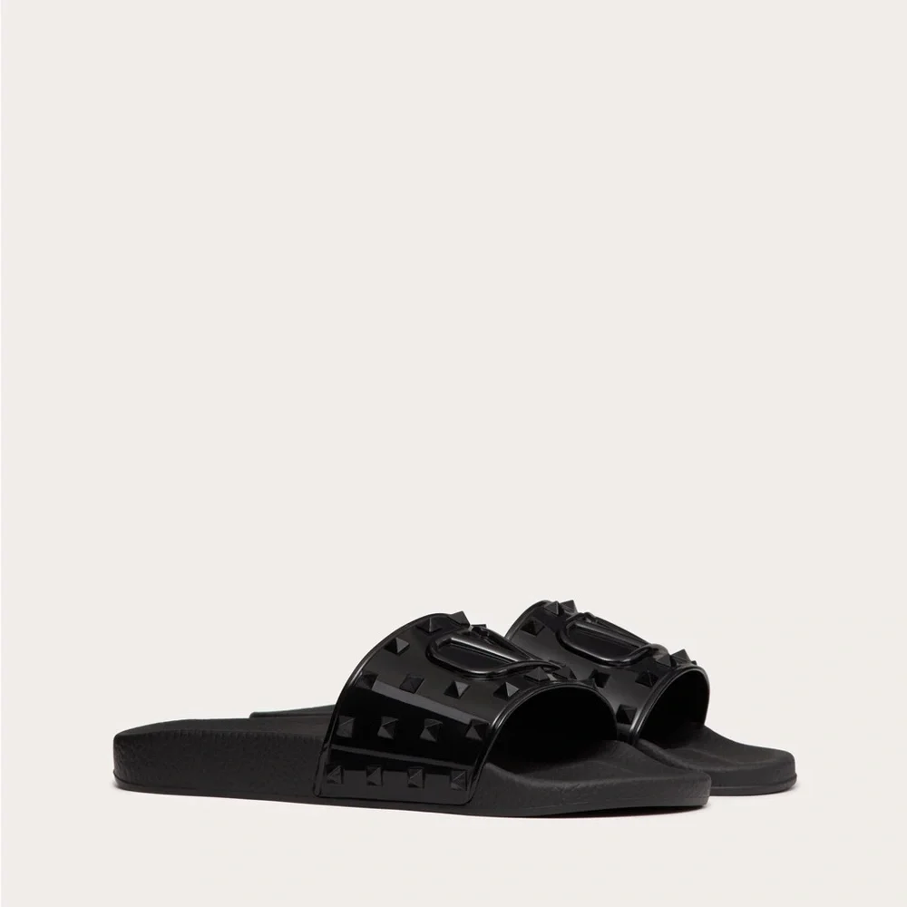 Valentino Garavani VLOGO Signature logo Slides Sandal NWB - Picture 5 of 11
